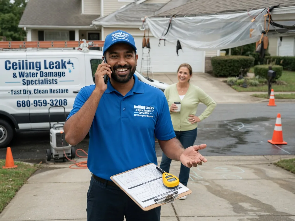 Ceiling Leak Cleanup Colwell, IA FAQs